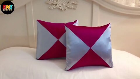 DIY cushion cover || how to make cushion cover and pillow cover || easy cushion cover idea