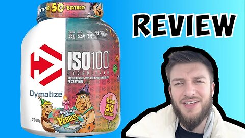 Dymatize ISO100 Birthday Cake Pebbles Protein review
