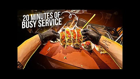 20 Minutes of busy service in a mexican resturant