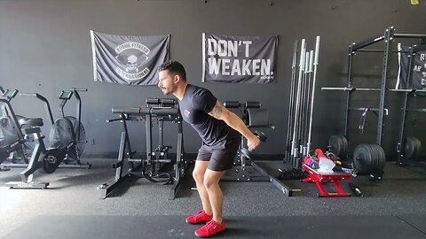 Dumbbell Swing to Press