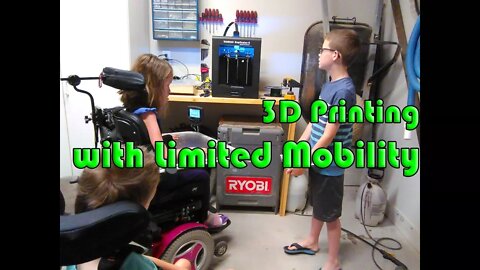 YouTuber makes 3D printer setup for disabled children