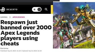 2000+Apex Legends Players Banned For Cheating