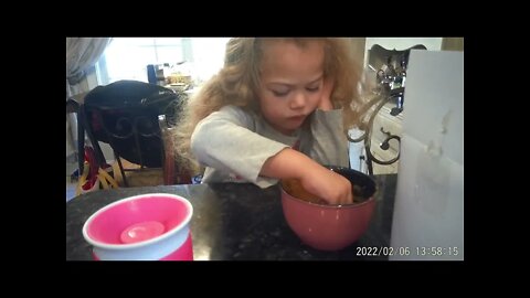 Prep for Teddy Bear Cake