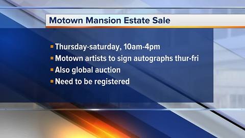 Motown Mansion estate sale happening this weekend