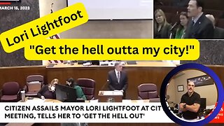 He tells Lori Lightfoot to "get the hell out of my city!"