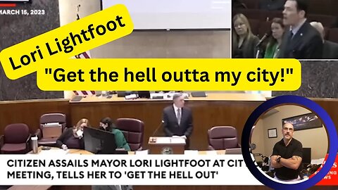 He tells Lori Lightfoot to "get the hell out of my city!"