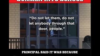 Unqualified Educated Moron Vice-Principal Allows Armed Gunman in School to protect criminals from PD