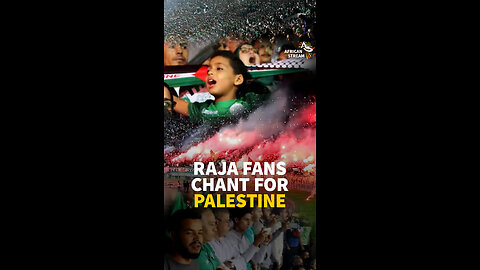 Raja Fans Chant For Palestine