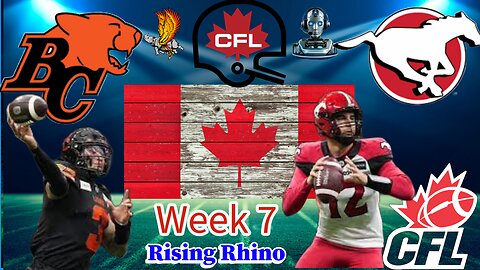 B.C. Lions vs Calgary Stampeders | CFL Week 7 Battle: Watch Party and Play by Play