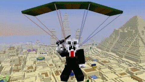 Minecraft Mod Review: crackedEgg's Parachute Mod! (1.6.4)
