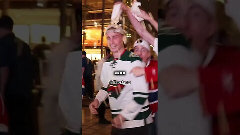 "Pourquoi t'es un fan du Minnesota Wild?" 😂