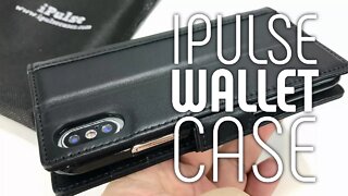 Journal Series Italian Full Grain Leather Wallet Case by iPulse for the iPhone X Review