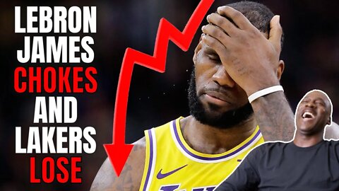 LeBron James CHOKES, Pulls A Ben Simmons As Lakers LOSE To Rockets | Lakers Are COLLAPSING