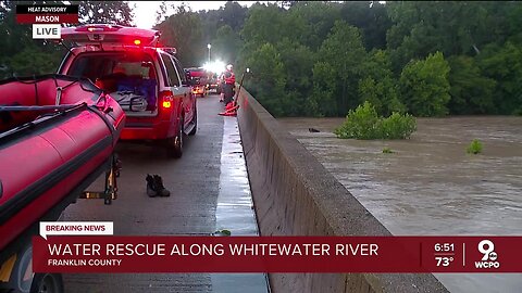 Sunrise provides new view of water rescue