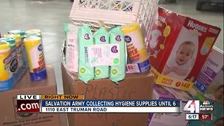 Salvation Army collects hygiene supplies for displaced families in Hoston