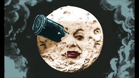 A trip to the moon colorized 1902