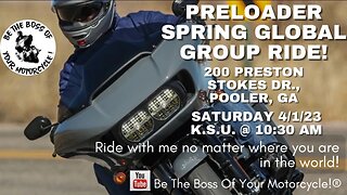 2nd Annual Global Group Ride! Let's Open The Riding Season Together!