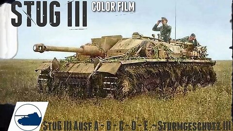 WW2 Color footage StuG III - Sturmgeschütz III.