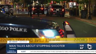 Man talks about tackling Gaslamp Quarter shooting suspect