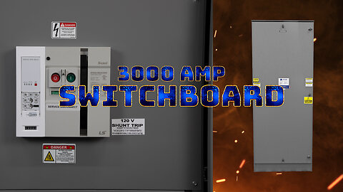 3000A Switchboard with 3000A Circuit Breaker - 480V 3PH, 60Hz - Type 3R