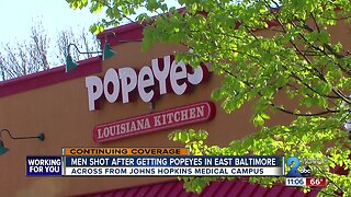 Men shot after getting Popeyes in East Baltimore