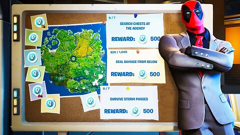 Introducing - Agent Deadpool | Fortnite (New Boss, Mythic Weapon, Agency Location/ Deadpool Rewards)