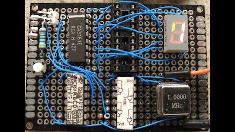 TTL Glue Logic 3-Bit Random Number Generator