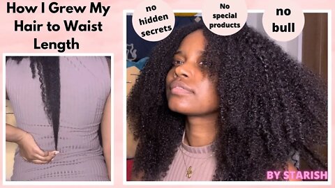 How I Grew My Hair to Waist Length | no special products no hidden secrets no bull