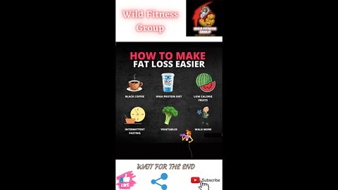🔥How to make fat loss easier🔥#short🔥#fitnessshorts🔥#wildfitnessgroup🔥11 march 2022🔥