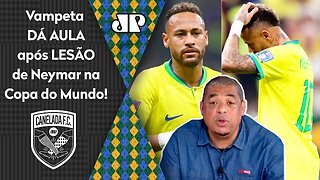 "MERMÃO! EU TÔ FALANDO! Os rivais podem VER o Neymar e..." Vampeta DÁ AULA após LESÃO na Copa!