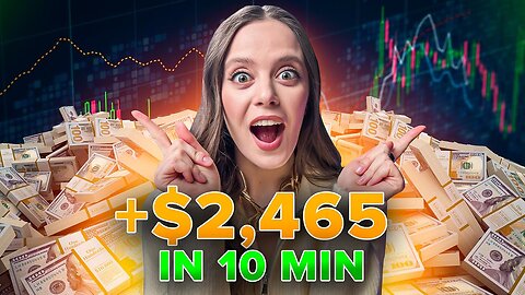 QUOTEX STRATEGY | PROFIT +$2,465 in 10 MINUTES - NEW TRADING STRATEGY FOR EVERYONE