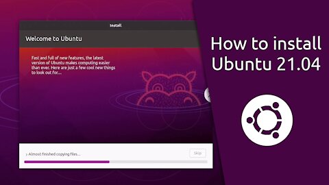 How to install Ubuntu 21.04