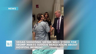 Vegas Shooting Victim Who Stood For Trump Makes Sudden Realization About Hospital Moment