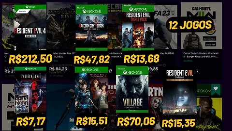 Veja Quanto Você Economiza Comprando 12 JOGOS de Resident Evil no Eneba Comparando com a LIVE BR