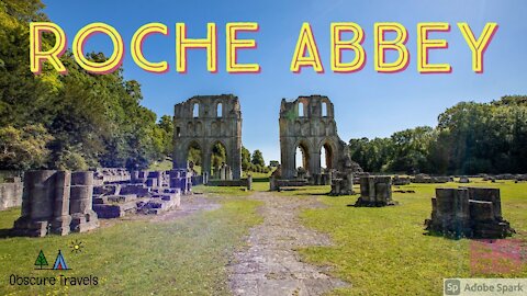 Roche Abbey Ruins 12th century Monastery of the Cistercian Order in Maltby Rotherham