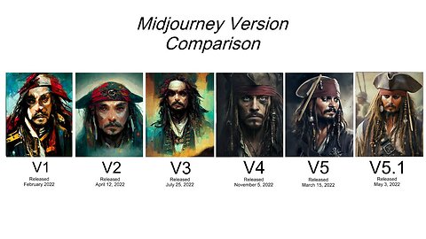 Midjourney UNBELIEVABLE Transformation from V1 To V5.1 - Seeing Is Believing!
