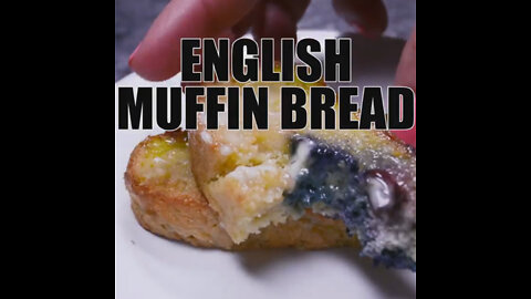 Low Carb Keto Blueberry English Muffin Bread Loaf