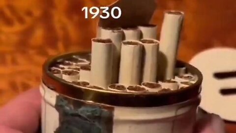 Opening A 100yrs Old Pack of Cigarettes