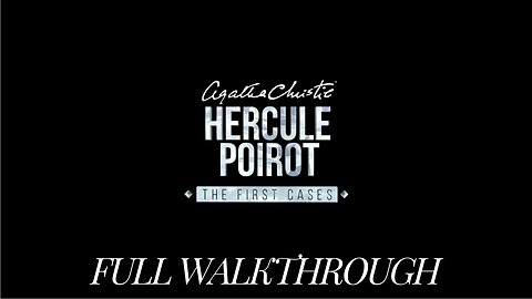 Agatha Christie: Hercule Poirot - The First Cases FULL WALKTHROUGH (Switch)