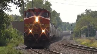 CSX G107 BNSF Loaded Grain Train from Berea, Ohio September 2, 2023