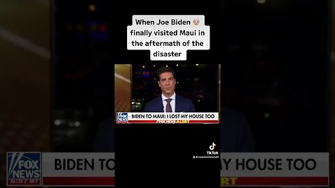 When Joe Biden Finally Decided to Visit Maui 🤷🏻‍♂️