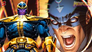 A MEGA Treta De Thanos Com Raio Negro