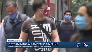 Experts weigh in on much longer pandemic will last