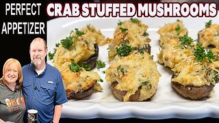 CRAB STUFFED MUSHROOMS Appetizer