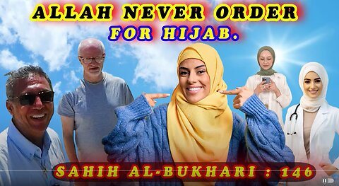 ALLAH NEVER ORDER FOR HIJAB(SAHIH-AL- BUKHARI 146)./BALBOA PARK