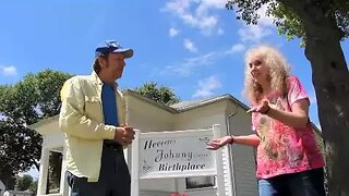 Johnny Carson's birth place, Corning, Ia. Travel USA, Mr. Peacock & Friends, Hidden Treasures