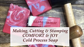 How to make COMFORT & JOY Aloe Vera Soap | Ellen Ruth Soap