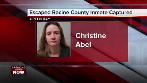 Racine Co. inmate captured after escaping