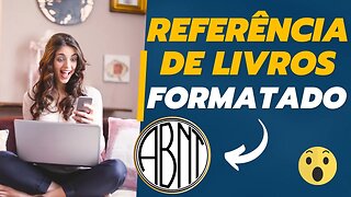 Cadastro de referência de livro no formatador de referências bibliográficas