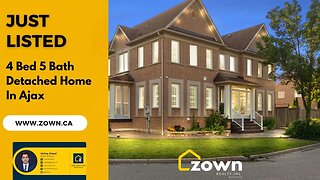 Zown Presents: A 4 Bed 5 Bath Detached Home For Sale At 24 Westacott Cres Ajax